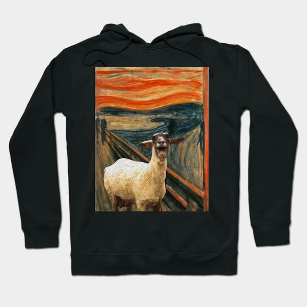 The Scream-Sheep Hoodie by lord3ligor